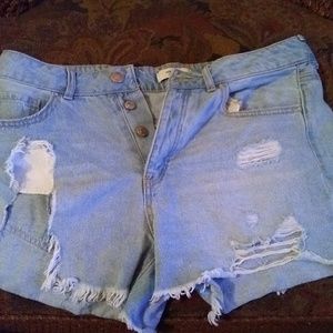 ripped shorts
